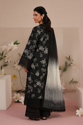 Lupine | 3PC Unstitched Suit Embroidered Lawn Floral Charm By Afrozeh